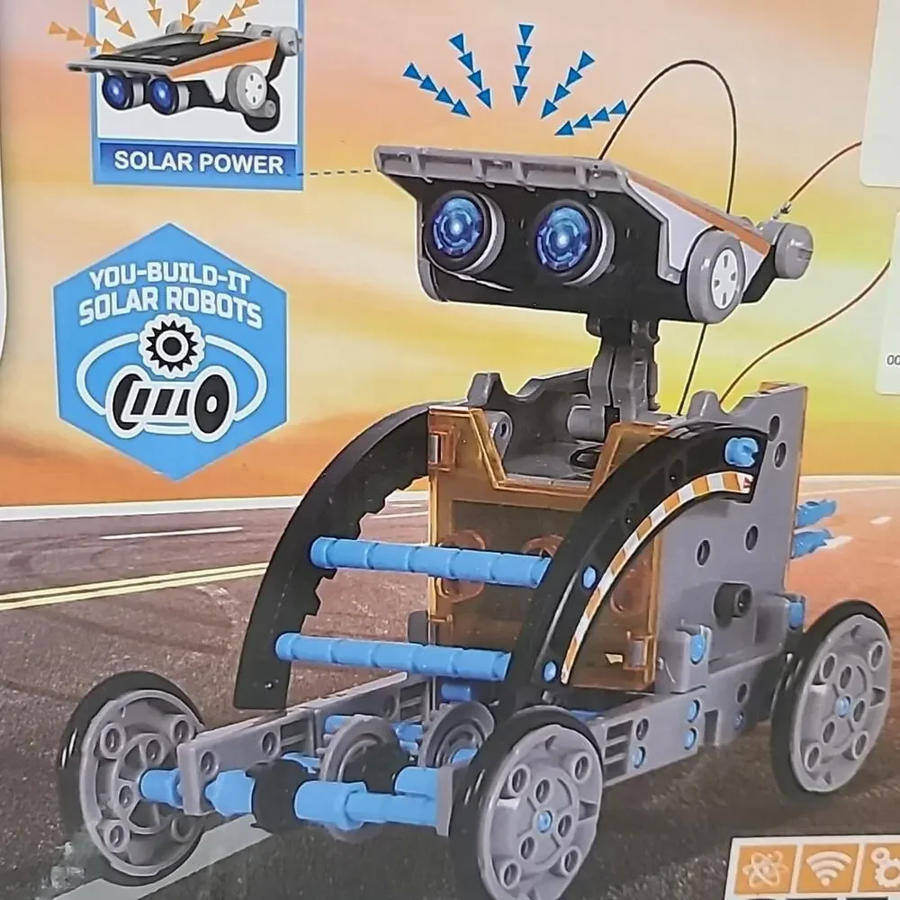14 in 1 Solar Robot STEM Kit For Kids, Learning, Engineering, Building Kit, Gift